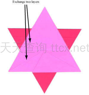 传统六角折纸星星-15