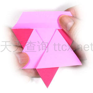 传统六角折纸星星-17