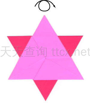 传统六角折纸星星-20