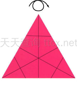 传统六角折纸星星-8