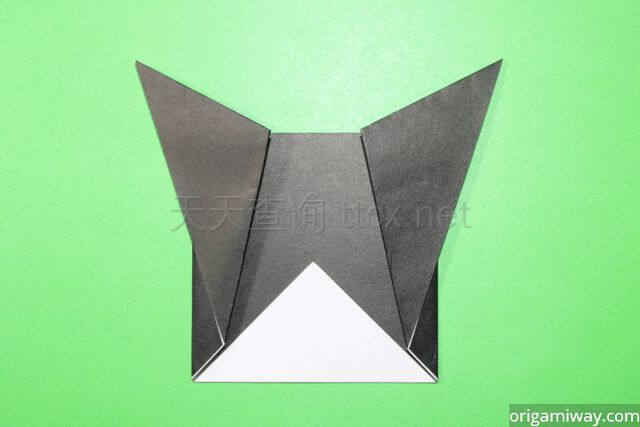 简易折纸波士顿梗-10