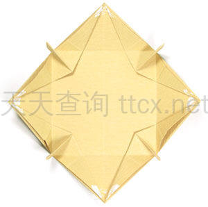 方形咖啡折纸桌-14