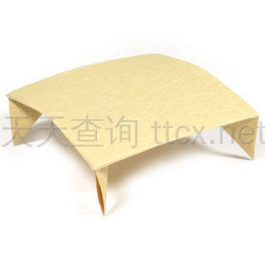 方形咖啡折纸桌-1