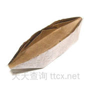 传统折纸舢板船