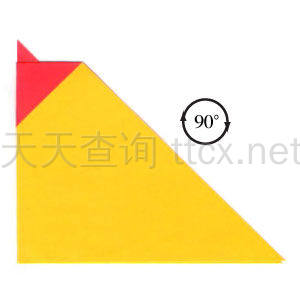 传统折纸公鸡-10
