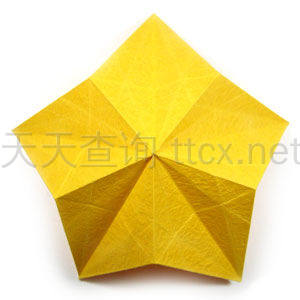 浮雕五角星折纸-39