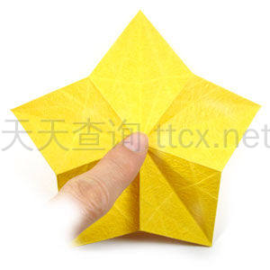 浮雕五角星折纸-40