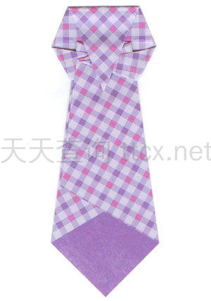 传统折纸领带-14