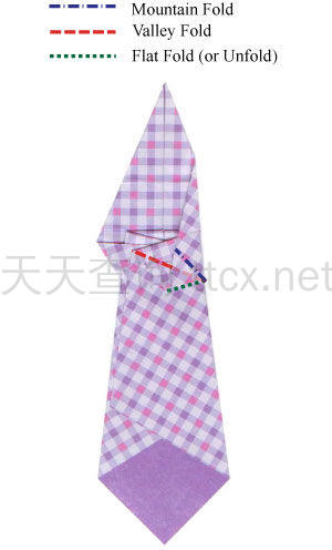 传统折纸领带-12