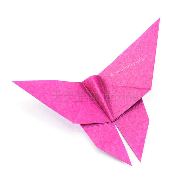 传统折纸蝴蝶-1