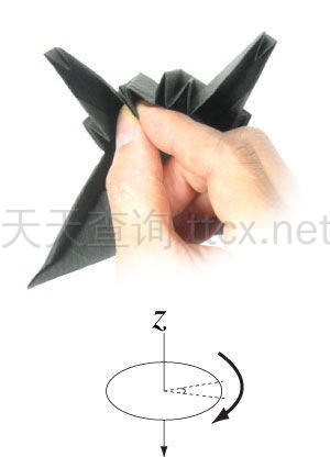 折纸隐形飞机-45