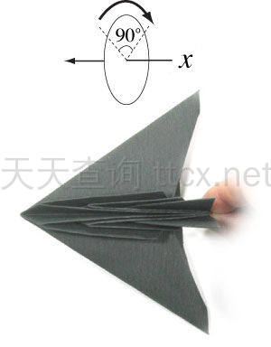 折纸隐形飞机-38