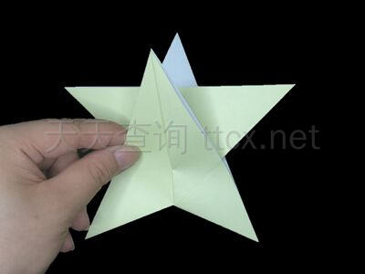简易折纸之星-13