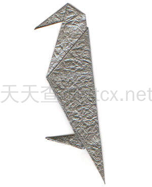 传统折纸乌鸦-11