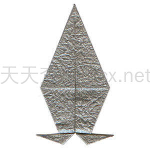 传统折纸乌鸦-5