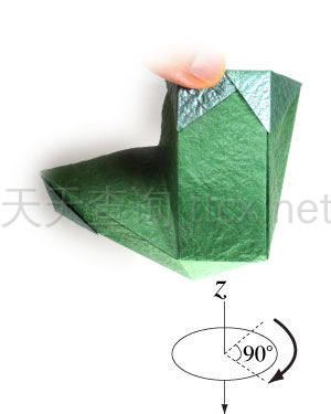 高大的方形折纸盒-23