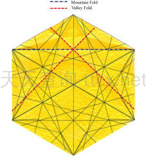 六角螺旋折纸星-26