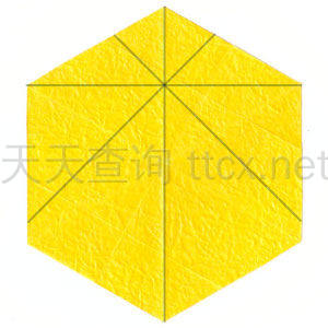 六角螺旋折纸星-10