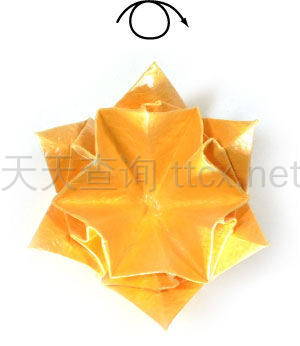 六角螺旋折纸星-32
