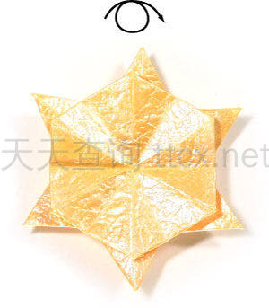 六角螺旋折纸星-38