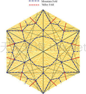 六角螺旋折纸星-28