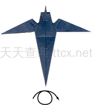 传统折纸燕子-15