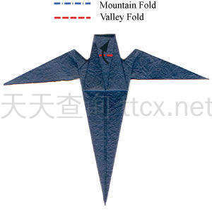 传统折纸燕子-14