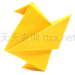 传统折纸小鸡-1