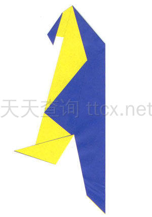 传统折纸鹦鹉-15