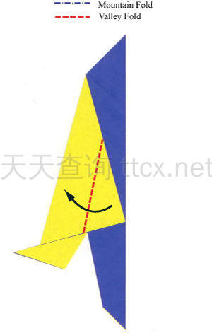 传统折纸鹦鹉-12