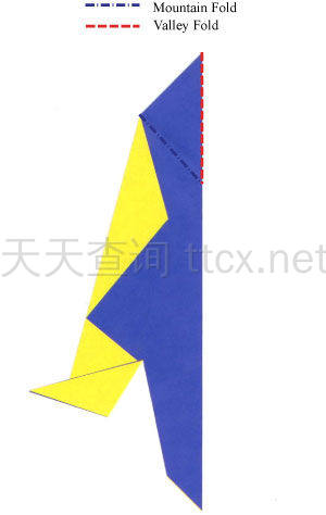 传统折纸鹦鹉-13