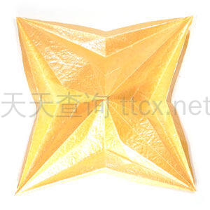 四角折纸之星-32