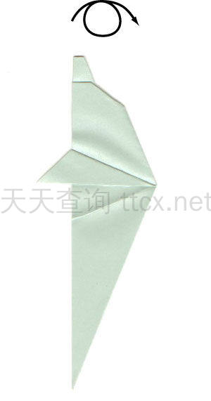 传统折纸海豚-12