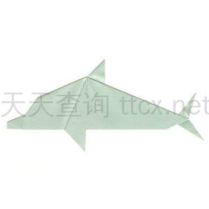 传统折纸海豚-21