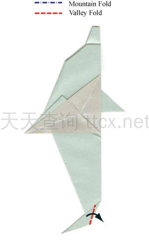 传统折纸海豚-18