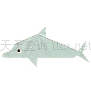 传统折纸海豚-1