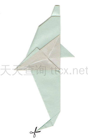 传统折纸海豚-15