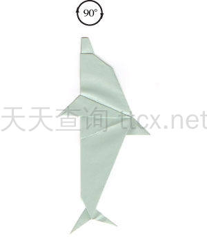 传统折纸海豚-20