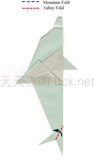 传统折纸海豚-17