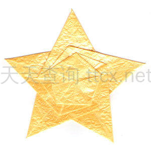 五角形贝壳折纸之星-31