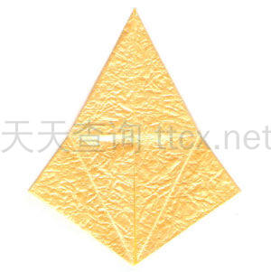 五角形贝壳折纸之星-15