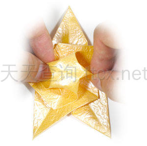 五角形贝壳折纸之星-28