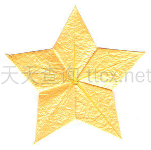 五角形贝壳折纸之星-32