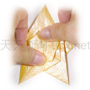 五角形贝壳折纸之星-30