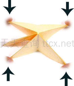 五角形贝壳折纸之星-7