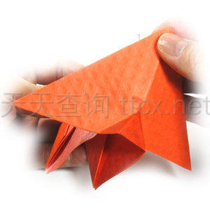 传统折纸金鱼-26