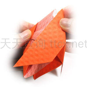 传统折纸金鱼-25