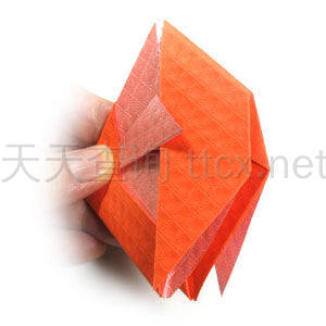 传统折纸金鱼-23