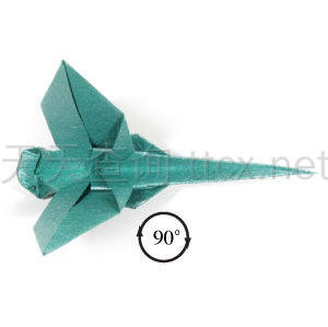 传统折纸蜻蜓-23