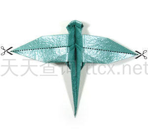 传统折纸蜻蜓-25